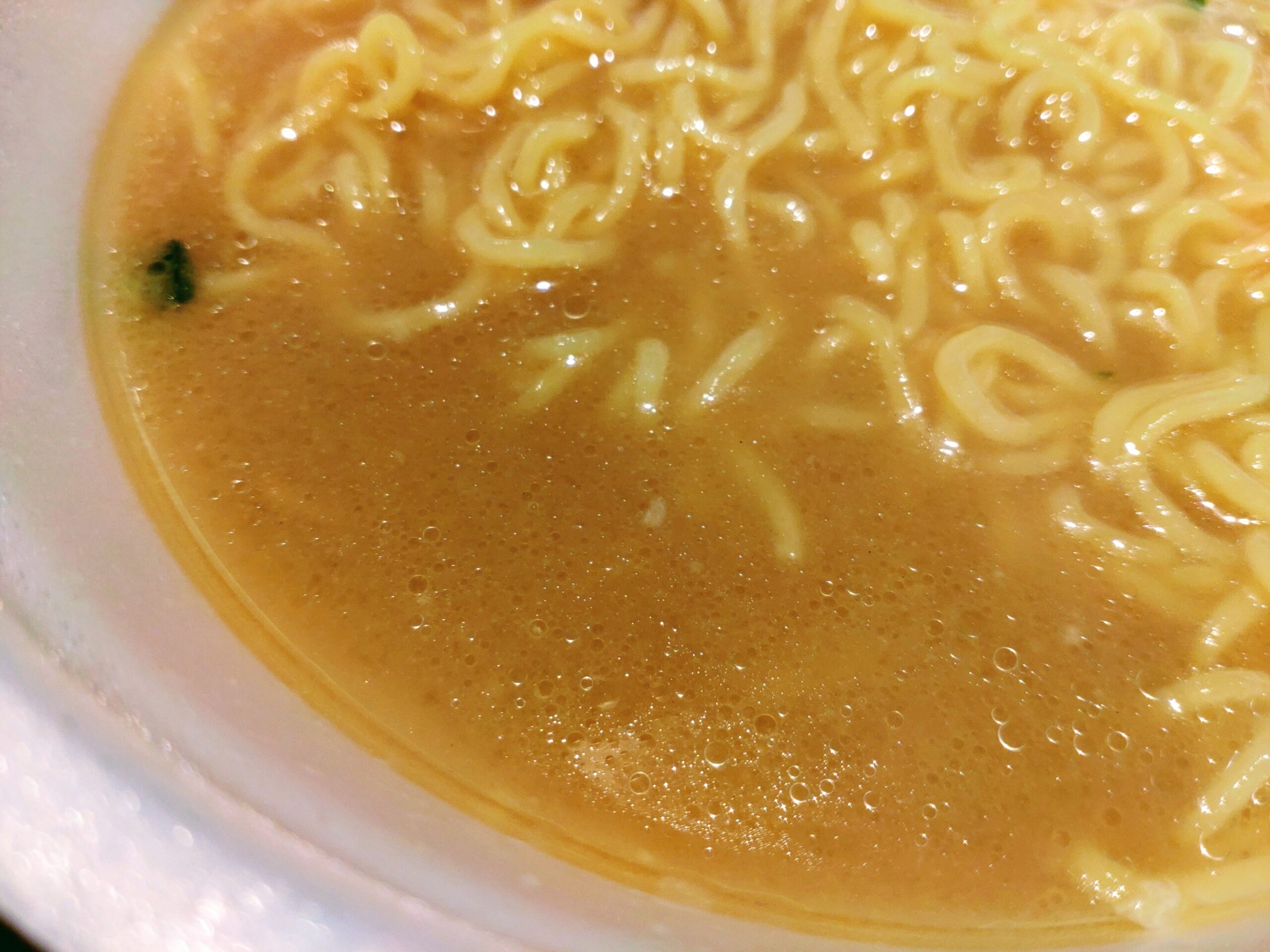 天下一品　京都濃厚鶏白湯のスープ