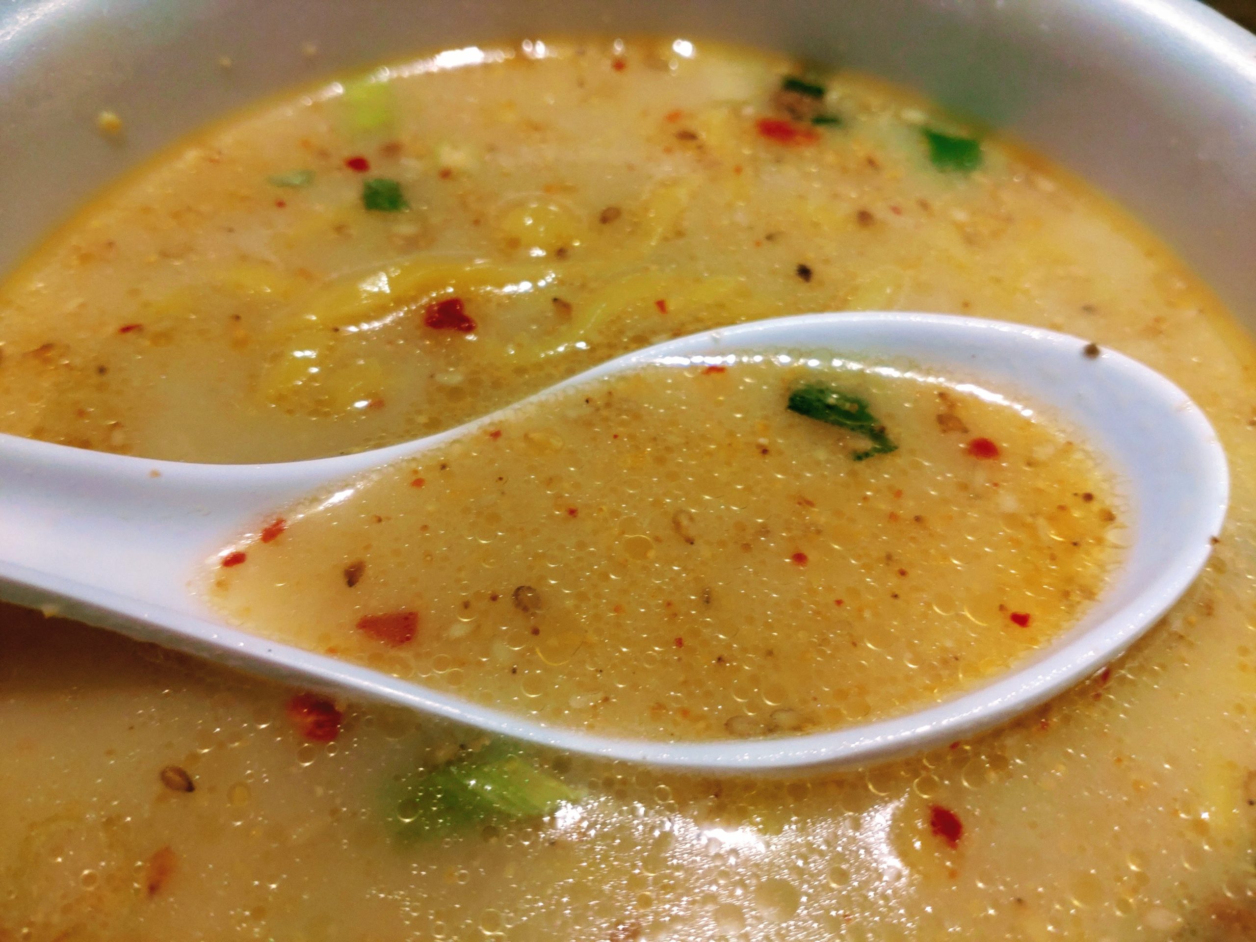 麺づくり 白いごま香る豆乳担担麺のスープ