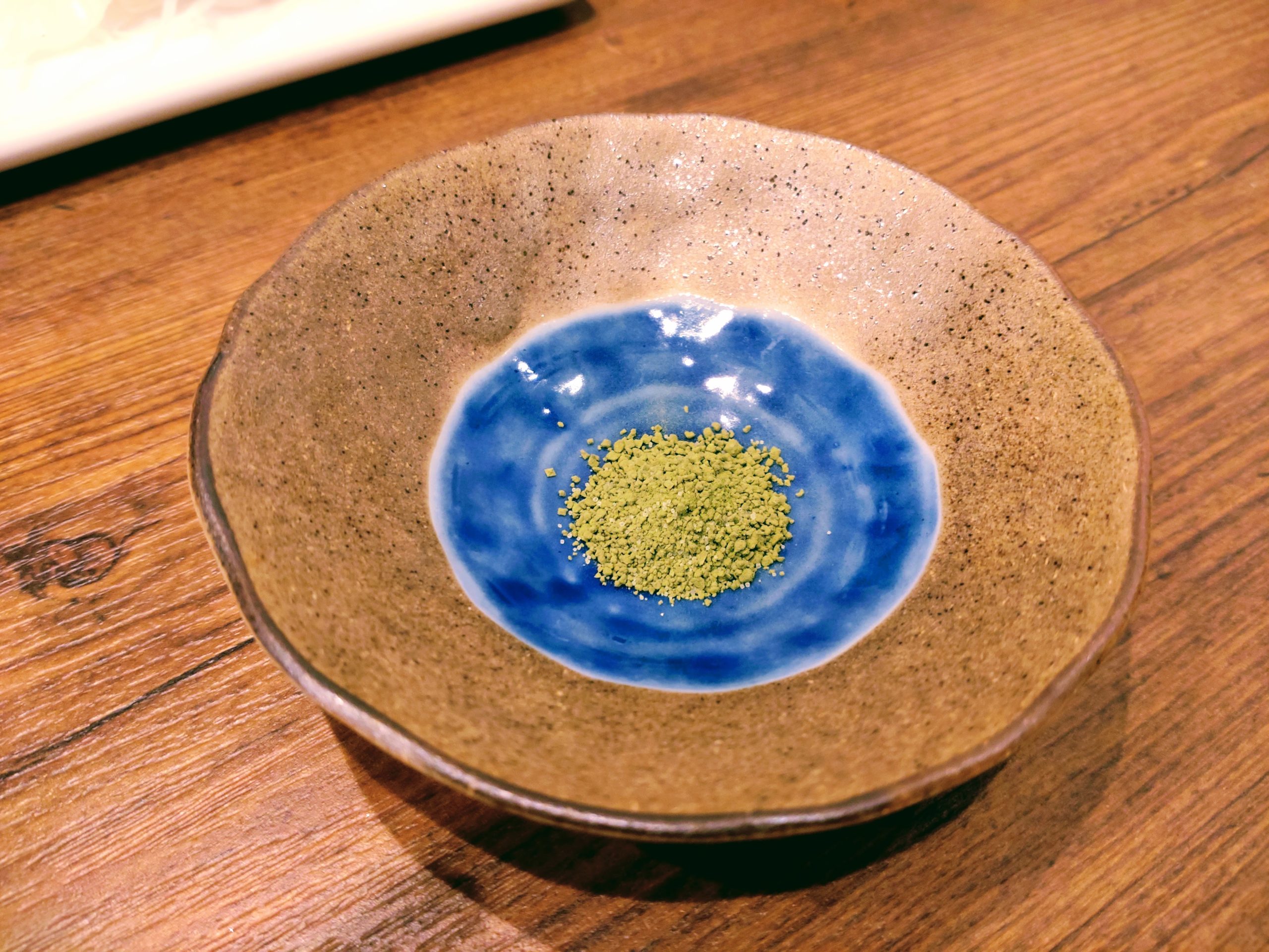 天ぷら用の抹茶塩