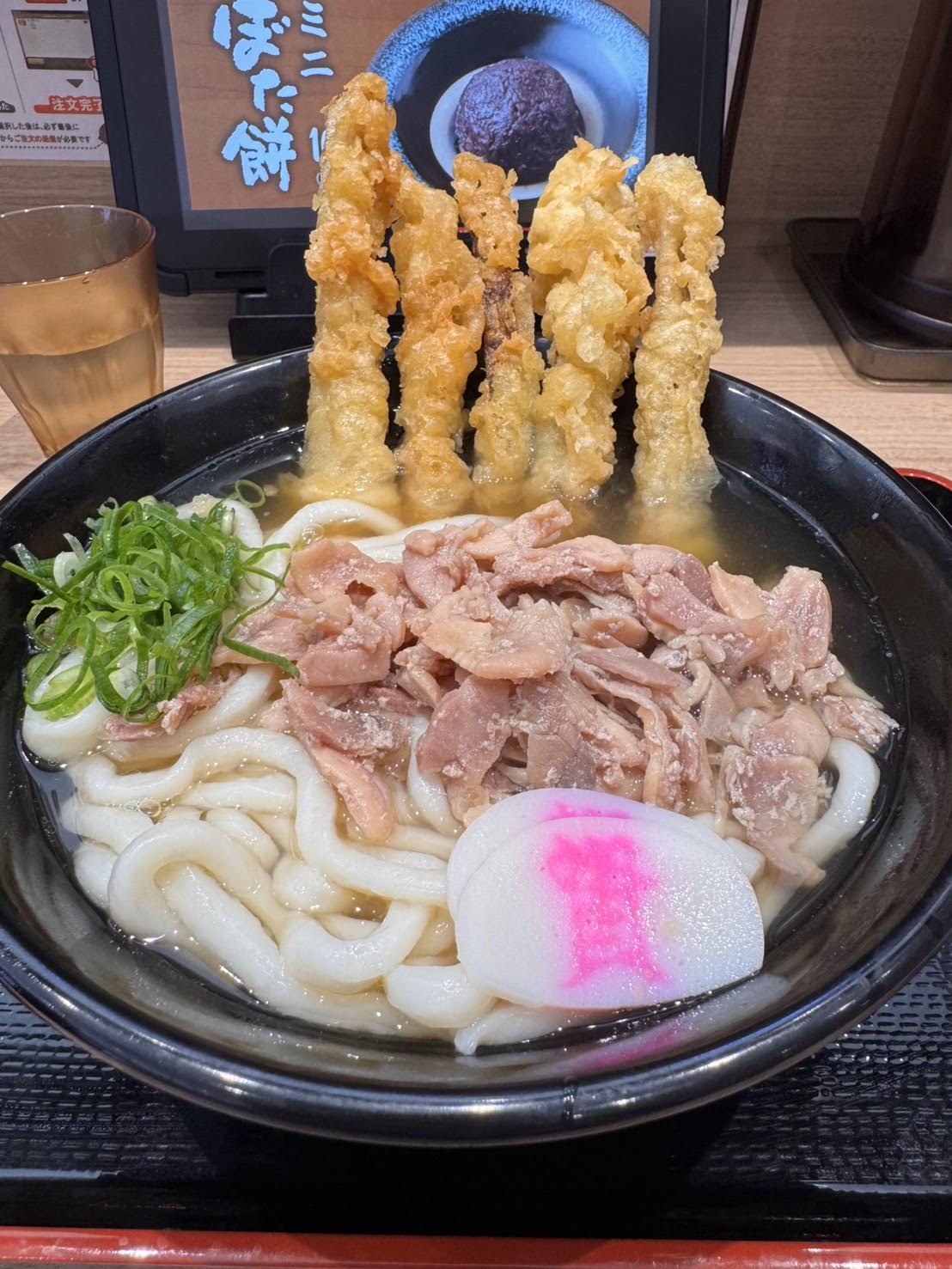 肉ごぼ天うどん