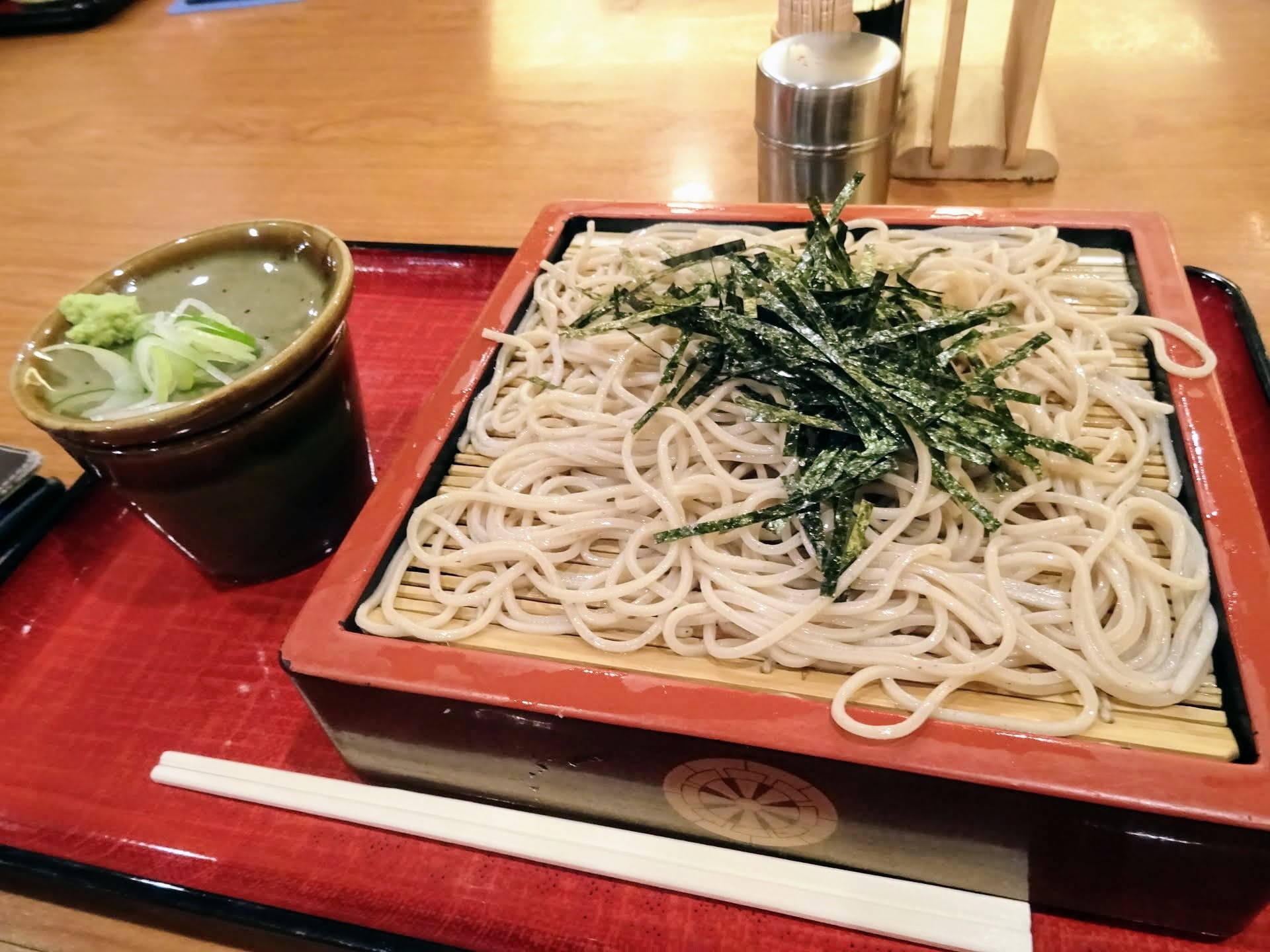 ざるそば(670円)